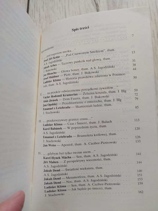 Czas i śmierć antologia czeskich opowiafan grozy