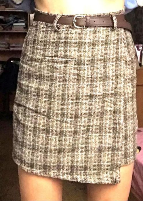 Міні спідниця на запах