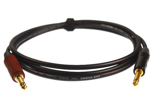 Pro Kabel Gitarowy 1/4 6,35mm Silent Mono Jack do 1/4 Jack Van Damme