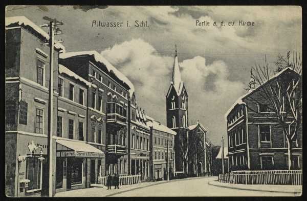 Wałbrzych  stara pocztówka - reprint