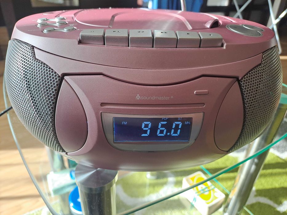 Radioodtwarzacz MP3, USB Soundmaster SCD5750PI różowy