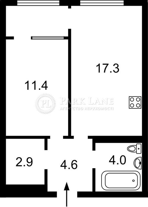 Продаж 1К. ЖК Форвард, центр міста. ДОКУМЕНТИ