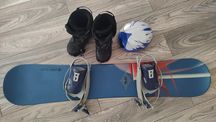 Zestaw snowboardowy: buty Salomon 42, hełm Giro, deska Plenk FS 4.7
