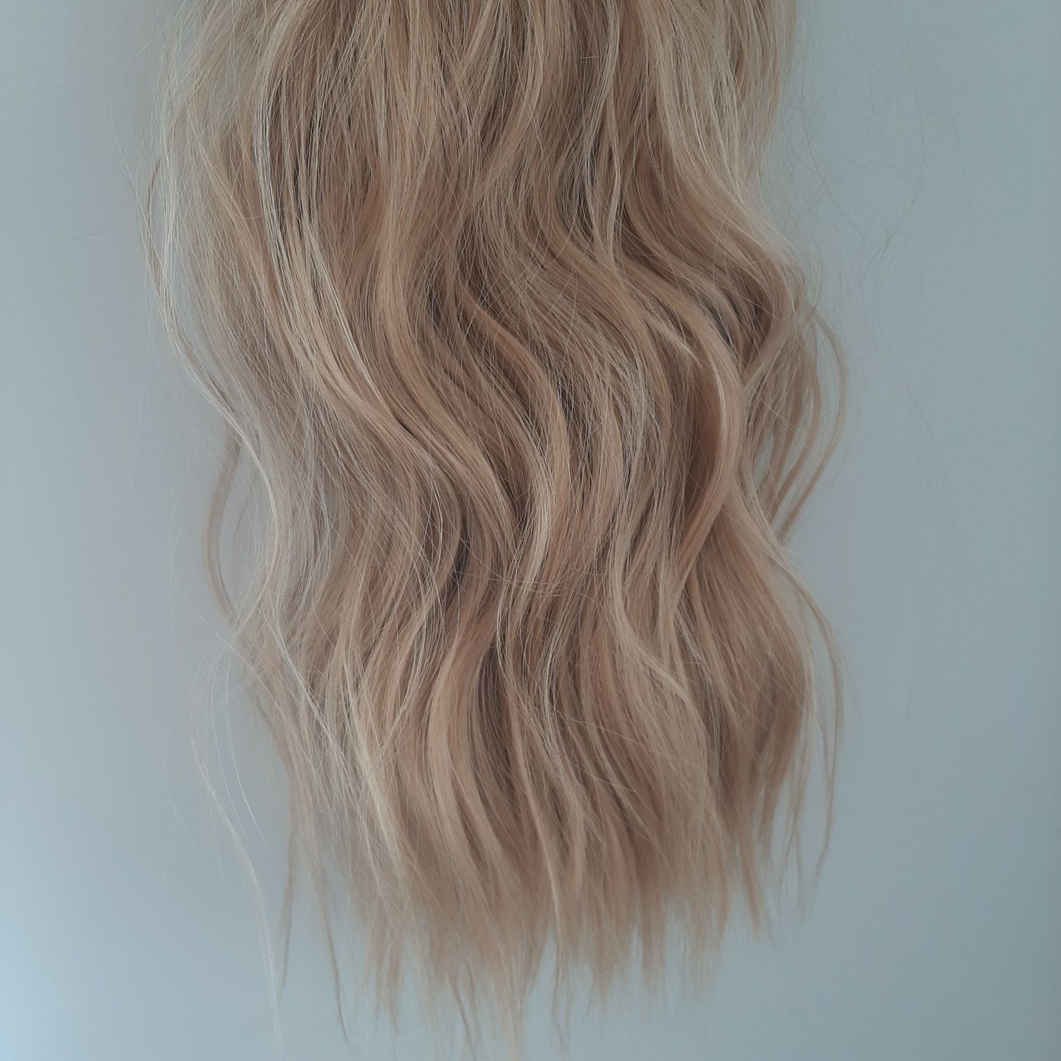 Włosy doczepiane na klipsy blond clip in