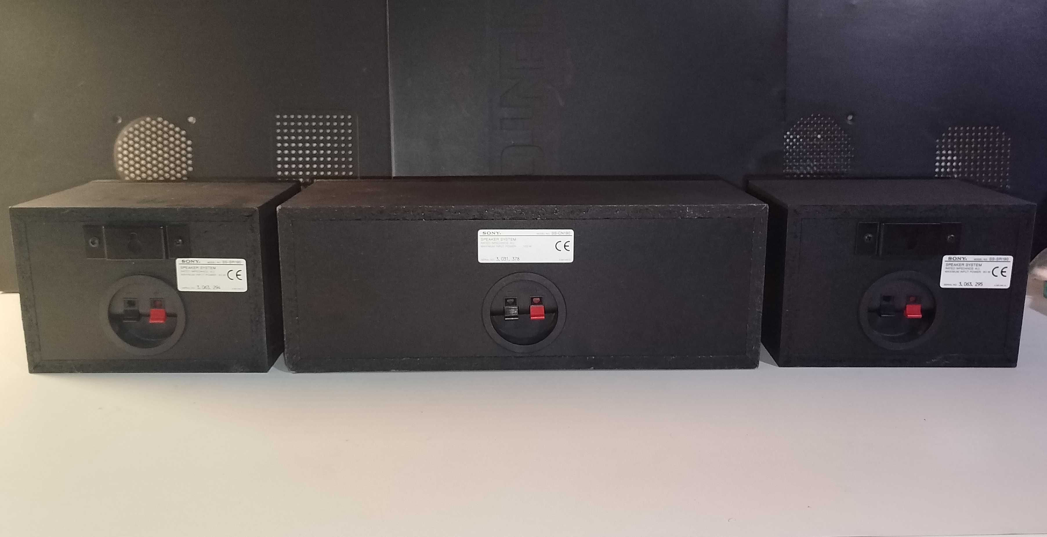 Колонки  SONY SS-CN190 100W 1шт + SONY SS-SR190  2x80w ціна за 3 шт