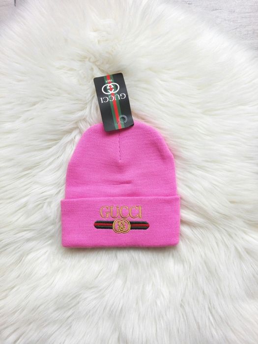 Gucci różowa czapka
