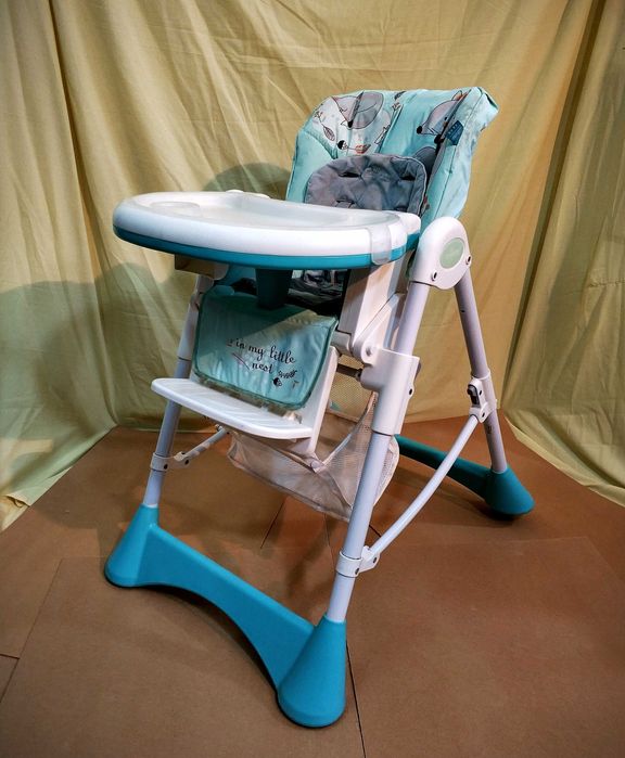 "PEPE" бірюзовий, дитячий стільчик для годування = "BABY DESIGN GROUP"