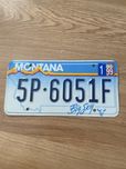 Oryginalna tablica rejestracyjna USA Montana