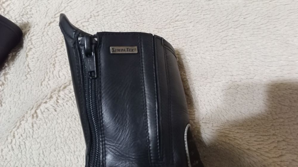 Оригінальні шкіряні італійські мото чоботи Greyhound(40)