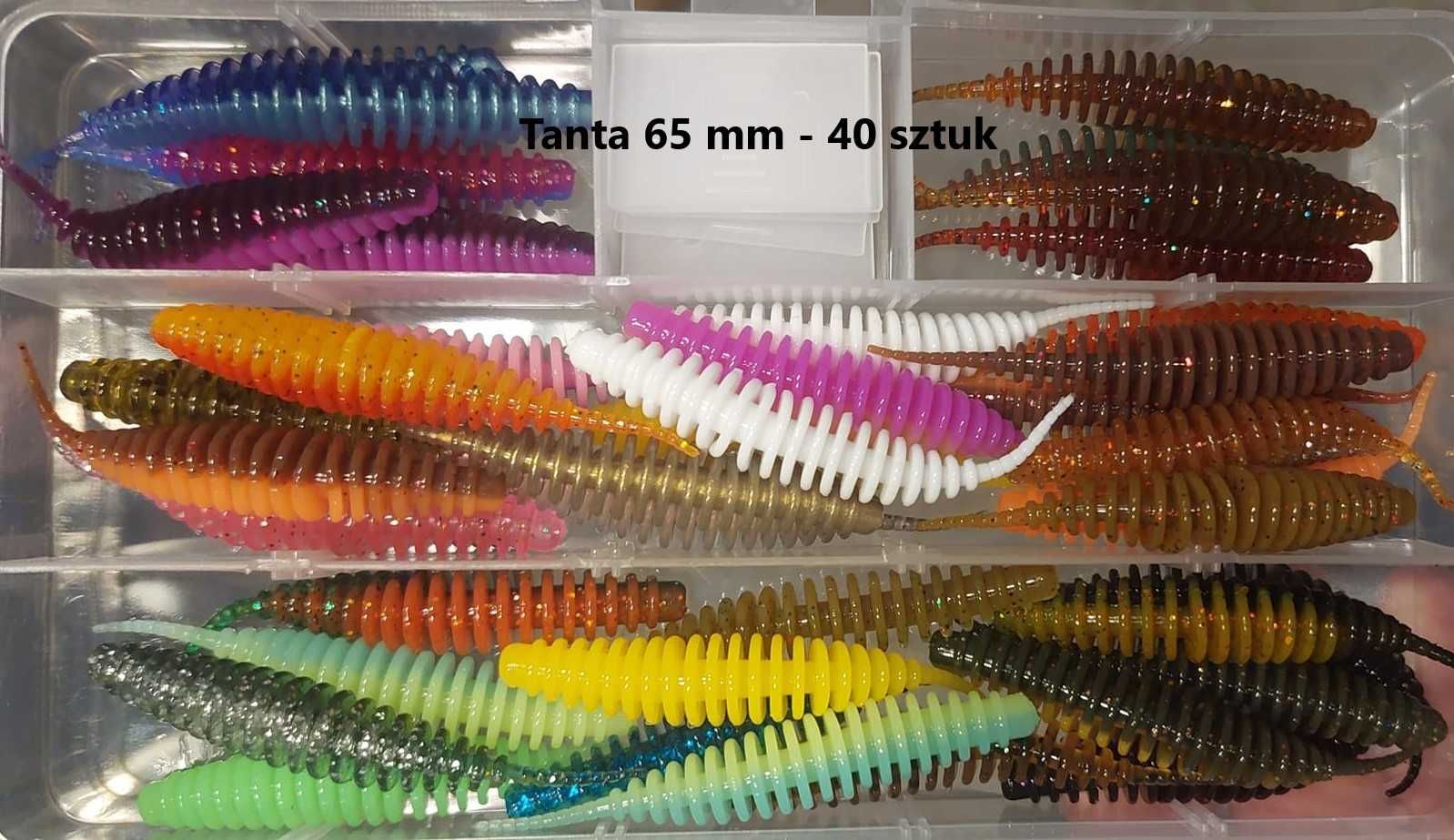 Duża tanta 65 mm 6.5 cm - 40 sztuk #okonie #tanta #spinning