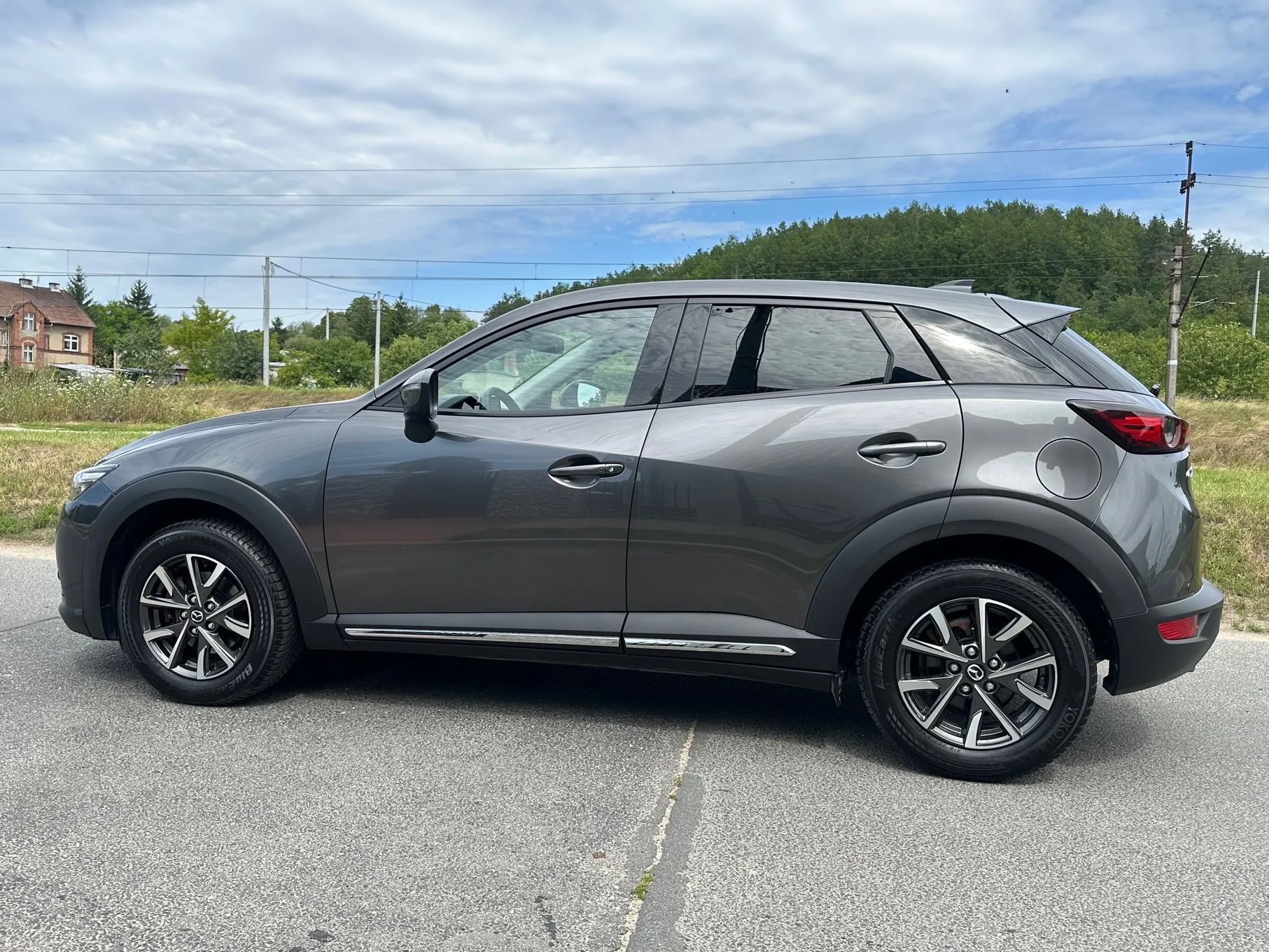 Mazda CX-3 HuD Nawi Kamera Ledy Skóra Asystent KeylessGO PEŁNY SERWIS