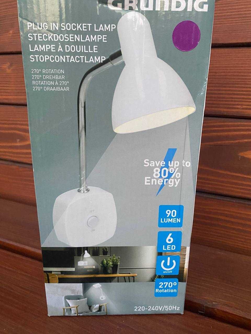 Лампа від розетки світлодіодами