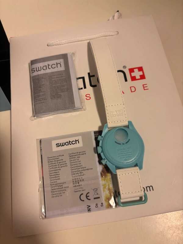 Omega x Swatch Uranus SO33L100 Kosmiczny Design Szybka Dostawa