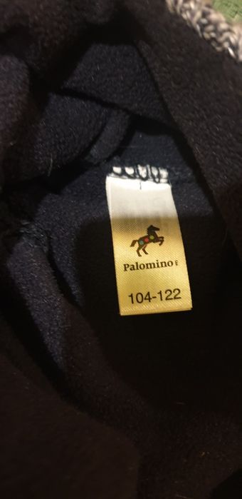 Czapka chłopięca szara w paski rozm. 104-122