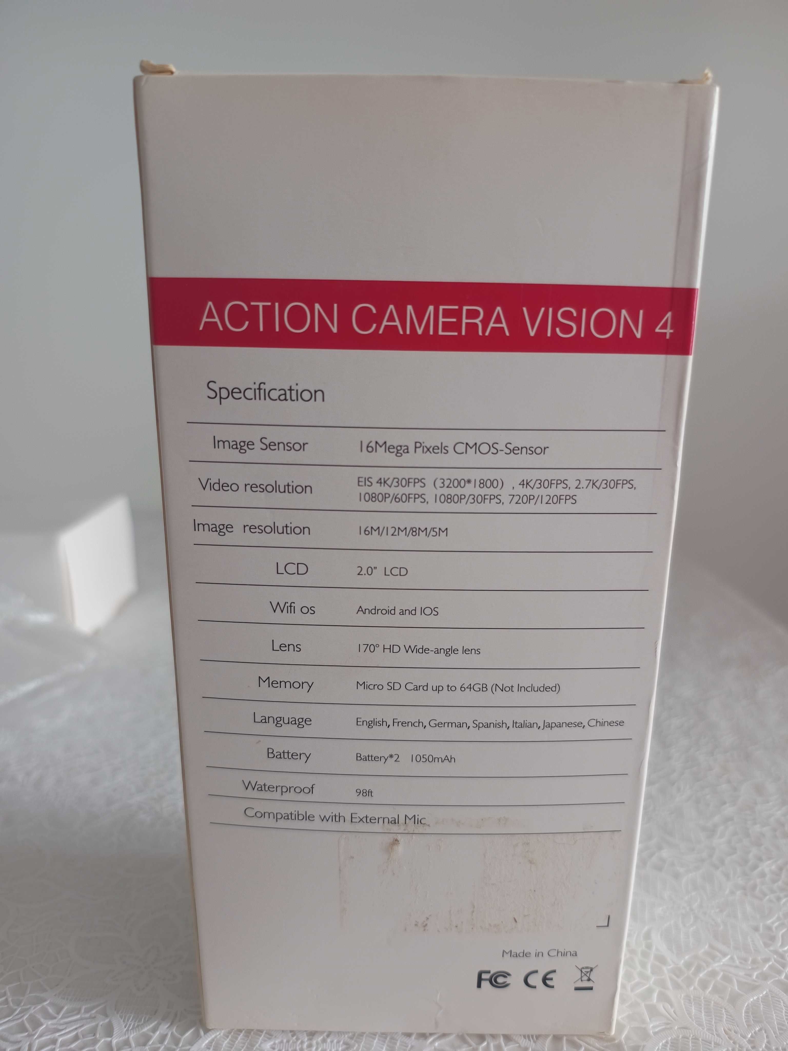 Dragon Touch Action Kamera 4K 16 MP Vision 4
