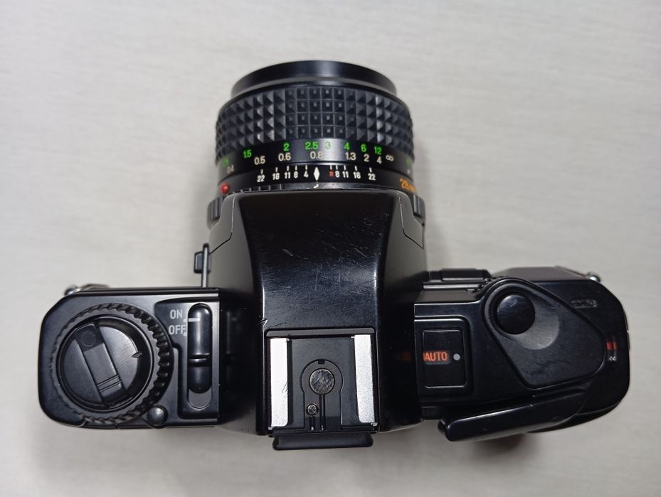 Minolta x-370n MD 28mm 2.8