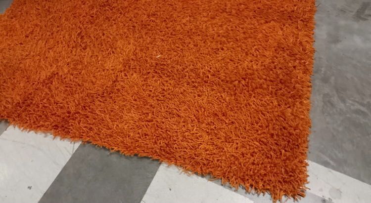 tapete / carpete laranja outro cor de rosa