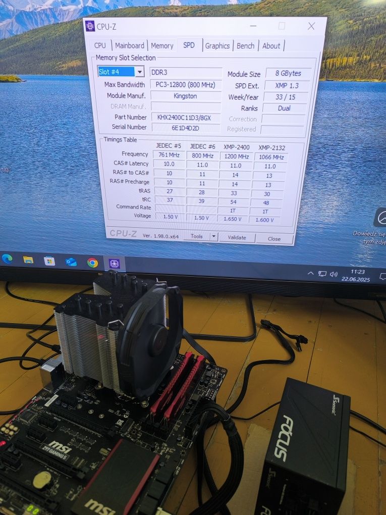 Pamięć RAM DDR3 16GB (2x8) 2400 CL11 Kingston HyperX Savage