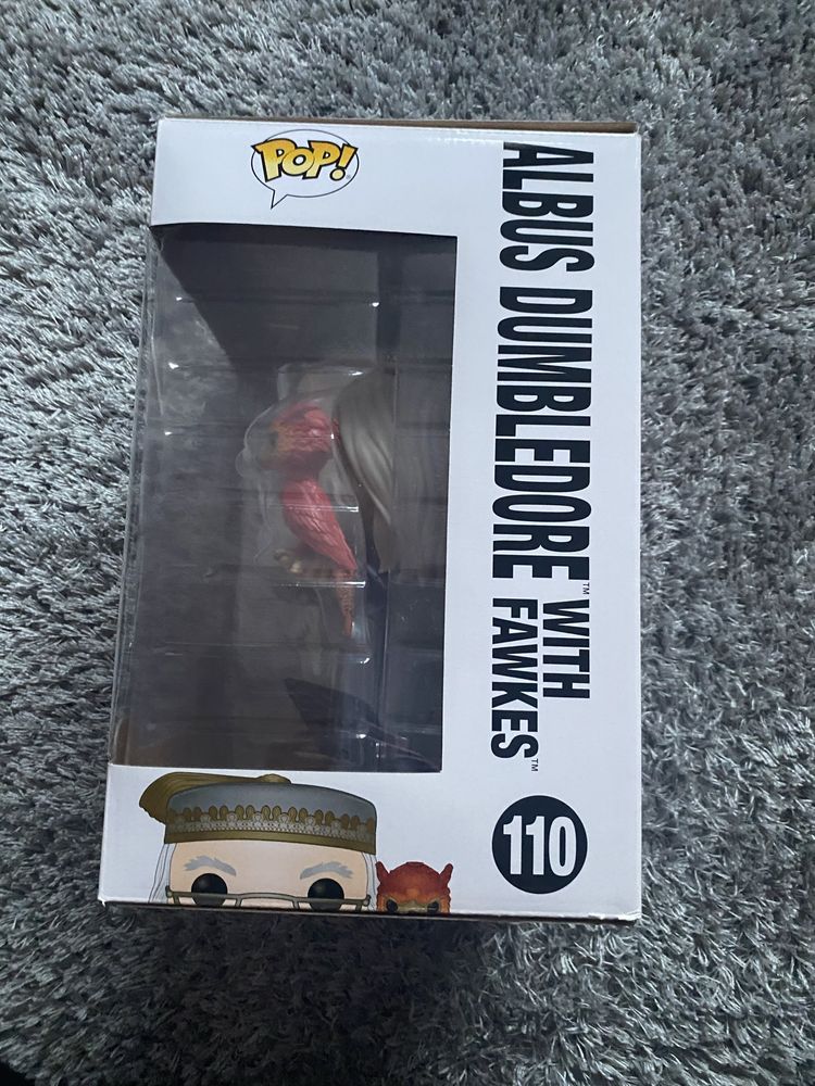 Funko pop Harry Potter Albus Dumbledore with fawkes vinyl figurka 110