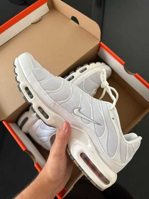 "Buty Trampki" Nike_Air_Max_Plus_TN_Triple_White R.38