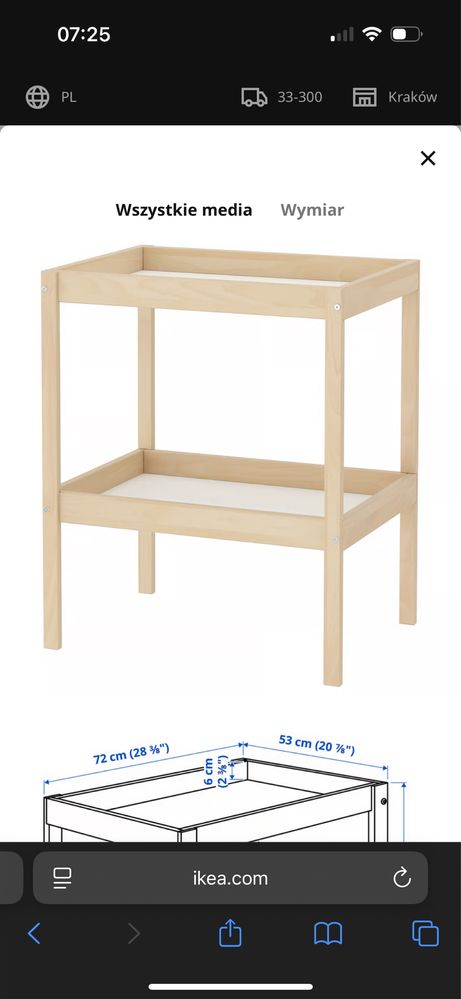 Przewijak Ikea Sniglar