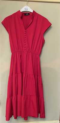 Червона літня сукня