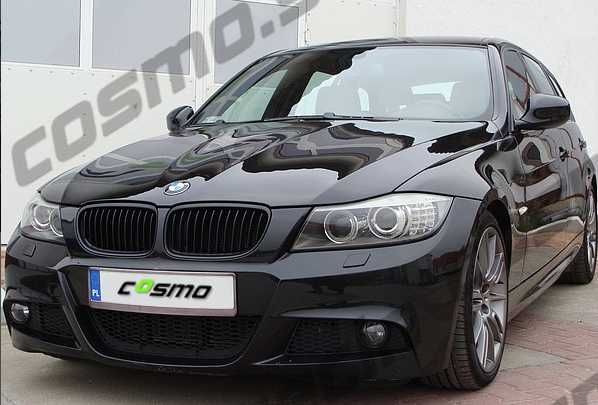 GRILL NERKI BMW E90 E91  PRE LCI oraz LCI Czarny połysk