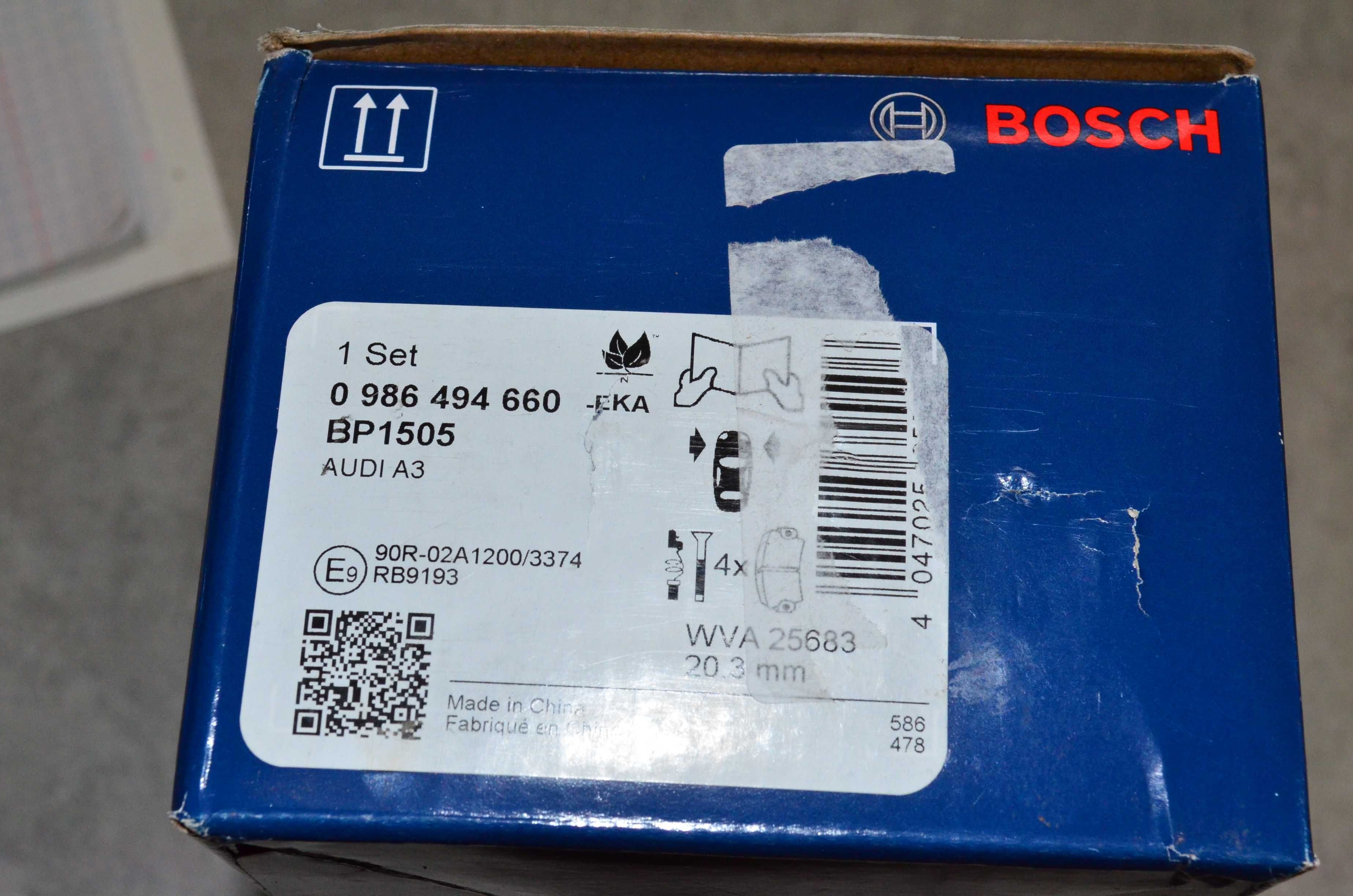 BOSCH Klocki hamulcowe przód AUDI A1 A3 Q2 Q3 TT SEAT ATECA LEON