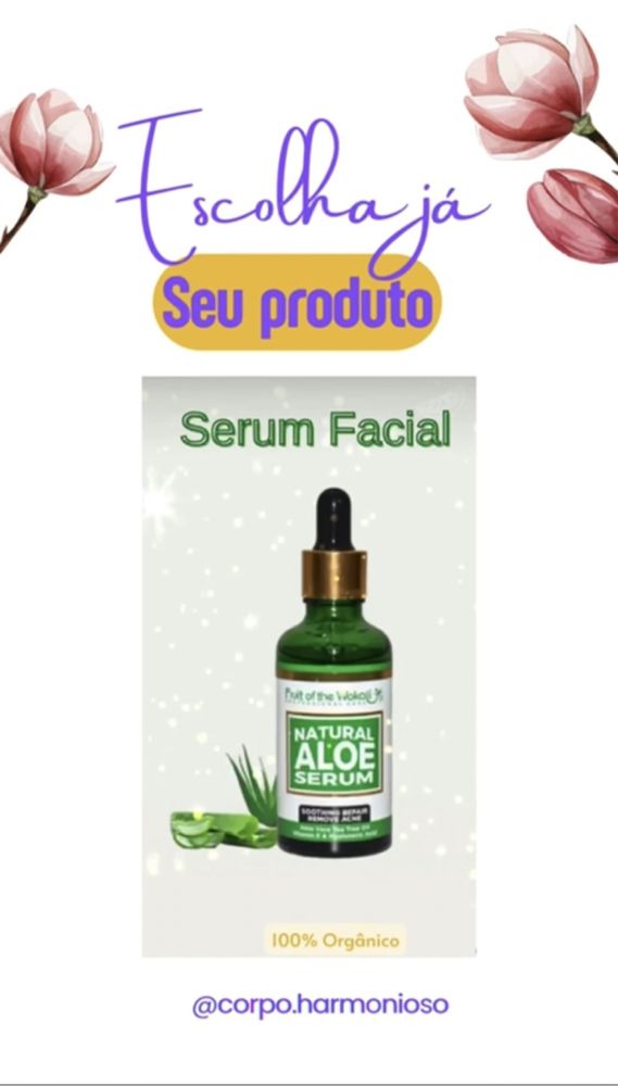 Produtos Organicos para a pele