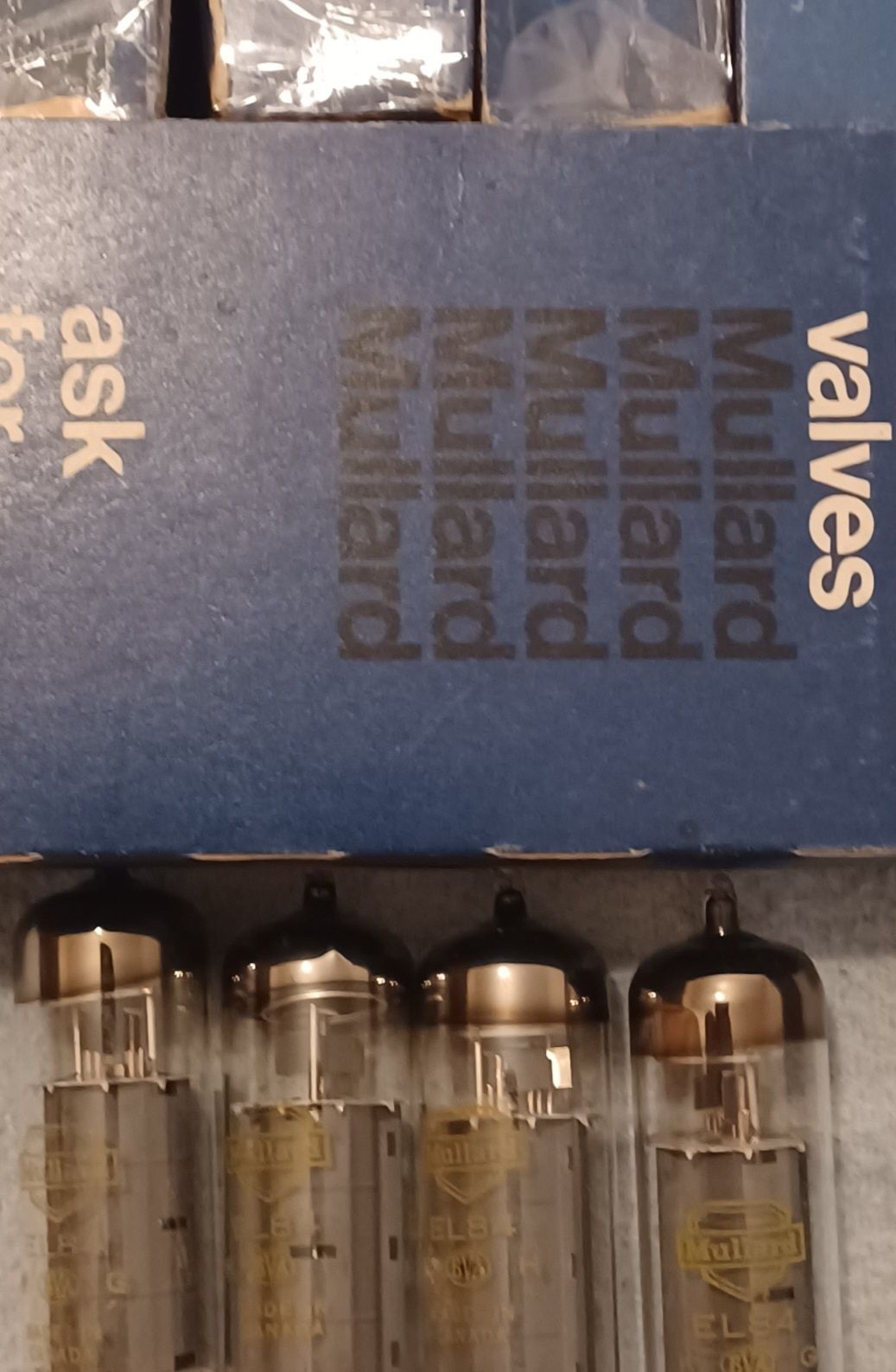 Valvulas Mullard EL84 NOS