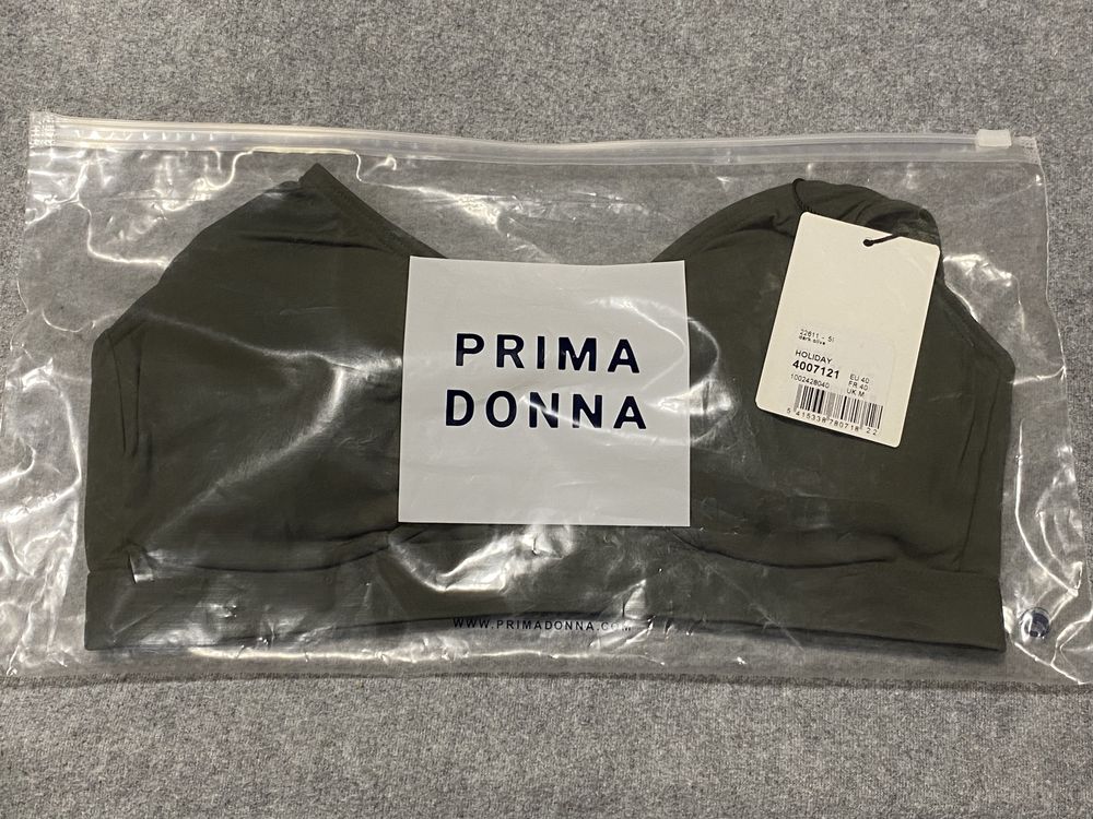 Góra od stroju kąpielowego „PrimaDonna” -38-40/L- oliwkowy, khaki