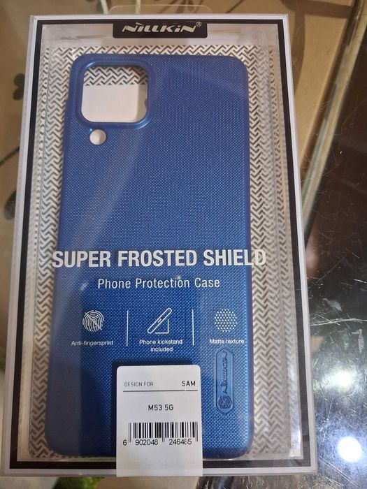 Пластиковий чохол NILLKIN Frosted Shield Samsung Galaxy M53(M536) Blue