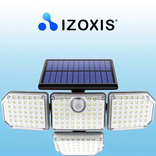 Lampa solarna 181LED z panelem zewnętrznym Izoxis