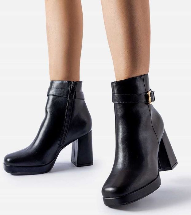 botki r.37 na słupku kozaczki