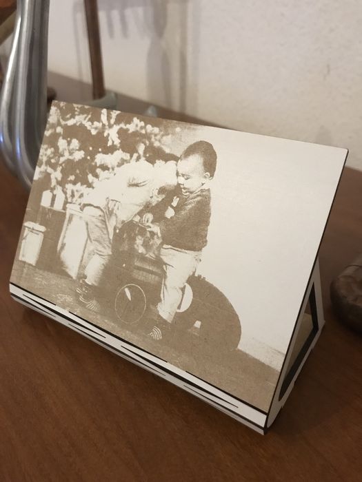 Fotos gravadas a laser