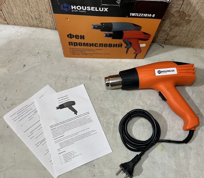 Технічний фен → HOUSELUX YMTL221014-8 на 1600 Вт. | НОВИЙ !