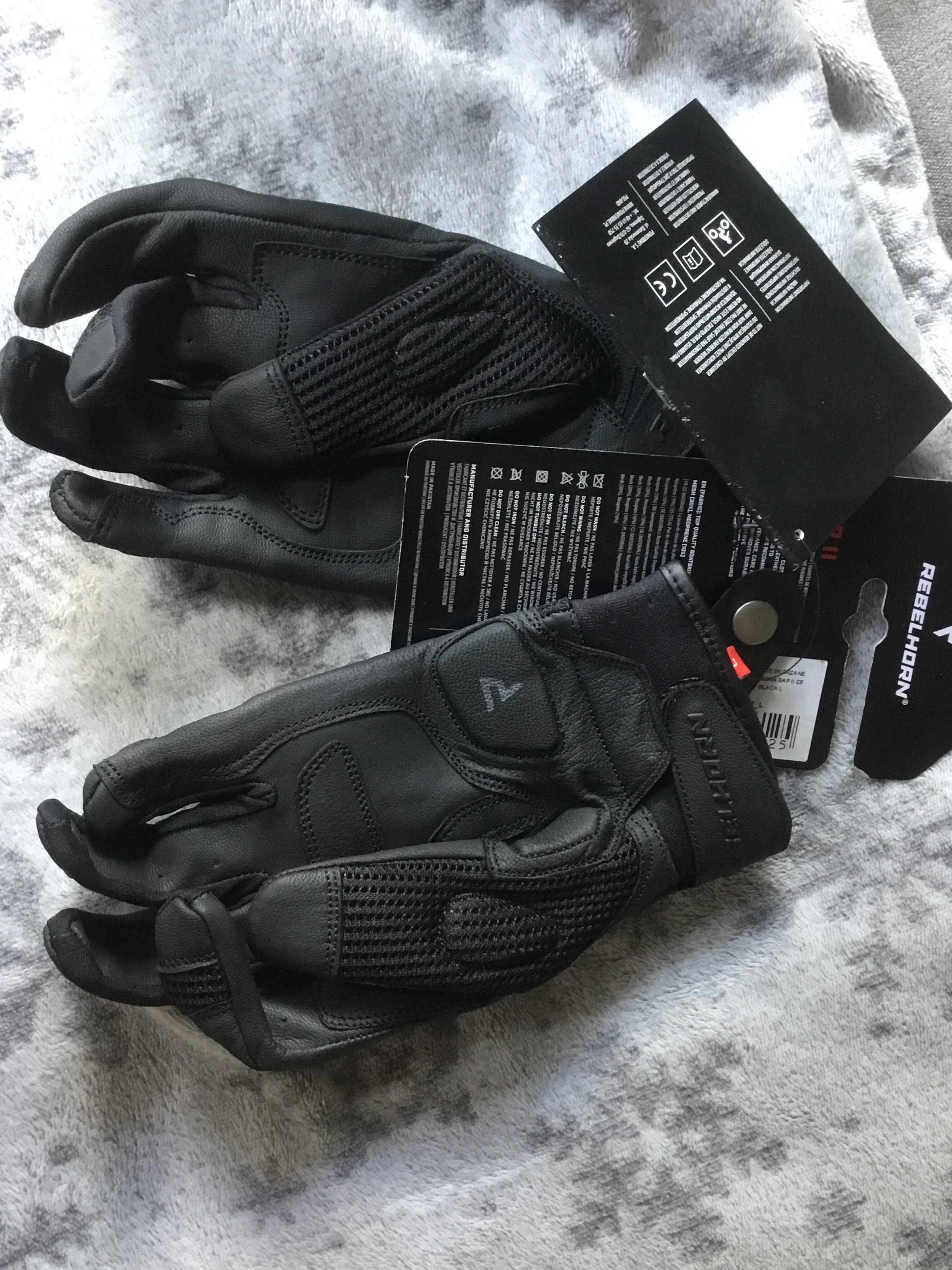 Rękawice  motocyklowe rozm.L,