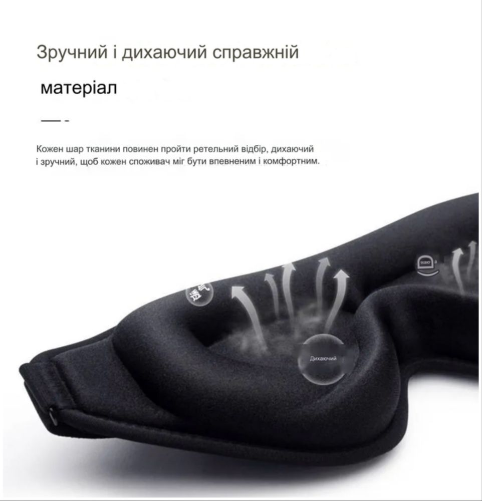 Маска для сну та відпочинку 2в1 та беруші