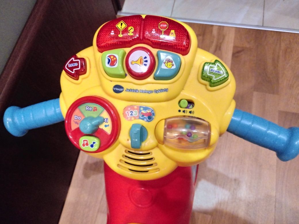 Interaktywny rowerek motorek dla dziecka vtech jeździk małego cyklisty