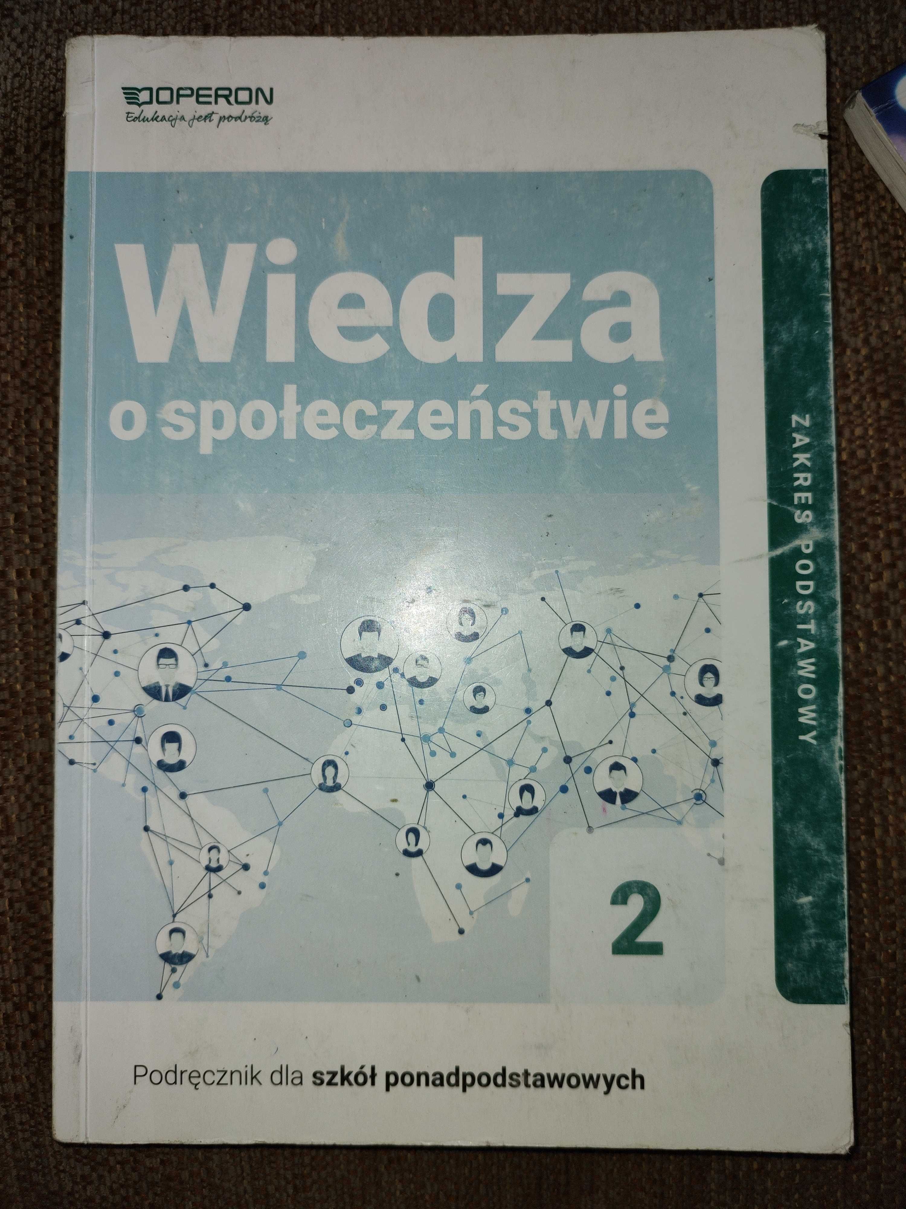 Wiedza o społeczeństwie 2, podręcznik dla szkół ponadpodstawowych