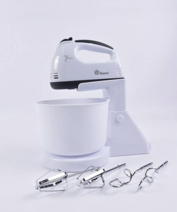 Міксер Domotec MS-1366 с чашею блендер  тестомес 200Вт миксер с чашей