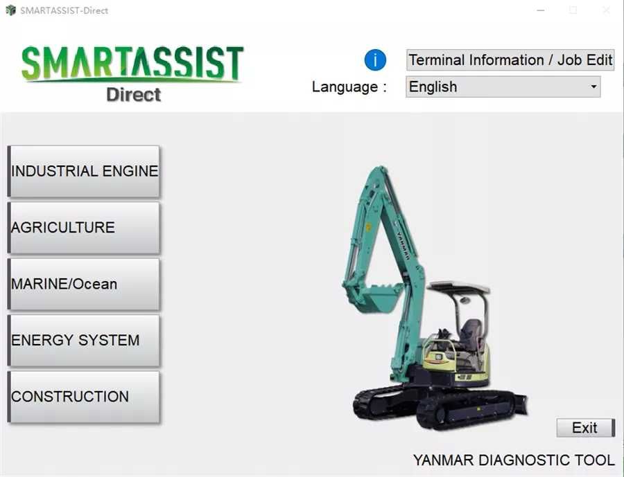 YANMAR YEDST Zestaw Diagnostyczny Maszyny Rolnicze Budowlane + LAPTOP