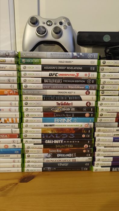 Xbox 360 zestaw gier i akcesoria