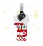 Świąteczny pokrowiec na wino