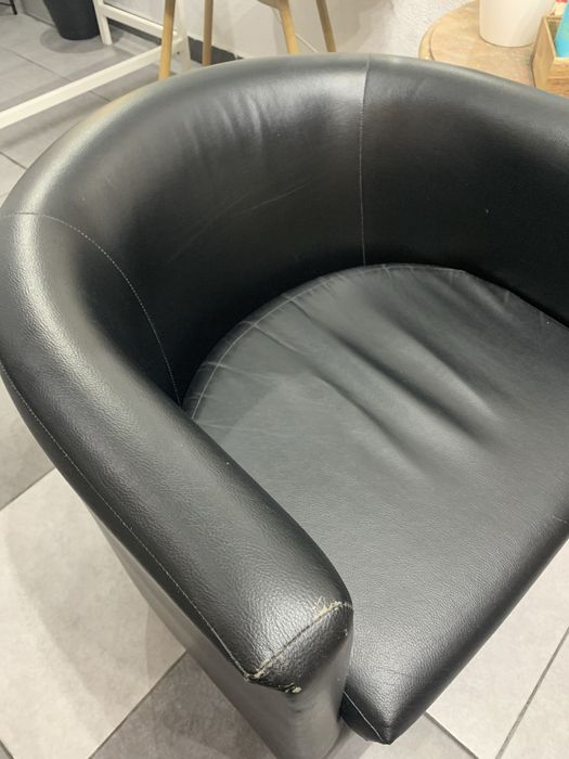 Cadeirao individual preto