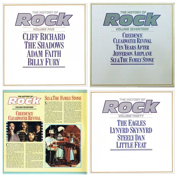 LP Rock History of Rock-Judas Priest,Saxon,Cream,Black Sabath vol.1