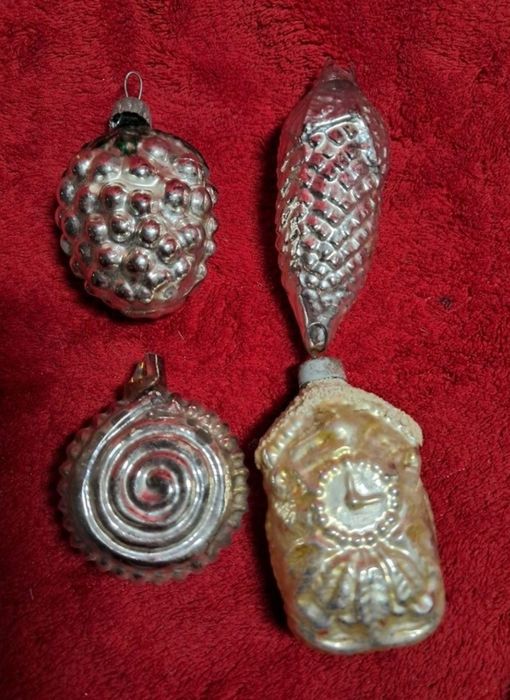 Новогодние ёлочные игрушки СССР