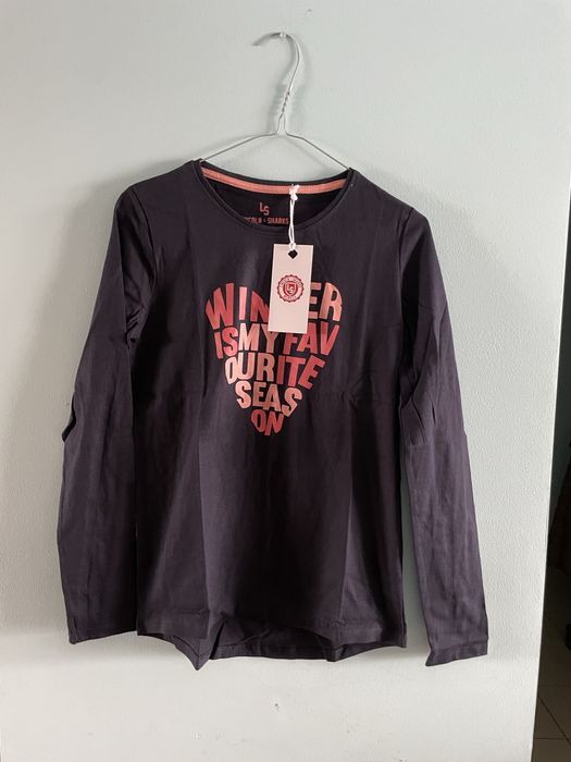 Bawełniana bluzka dla dziewczynki 164 cm