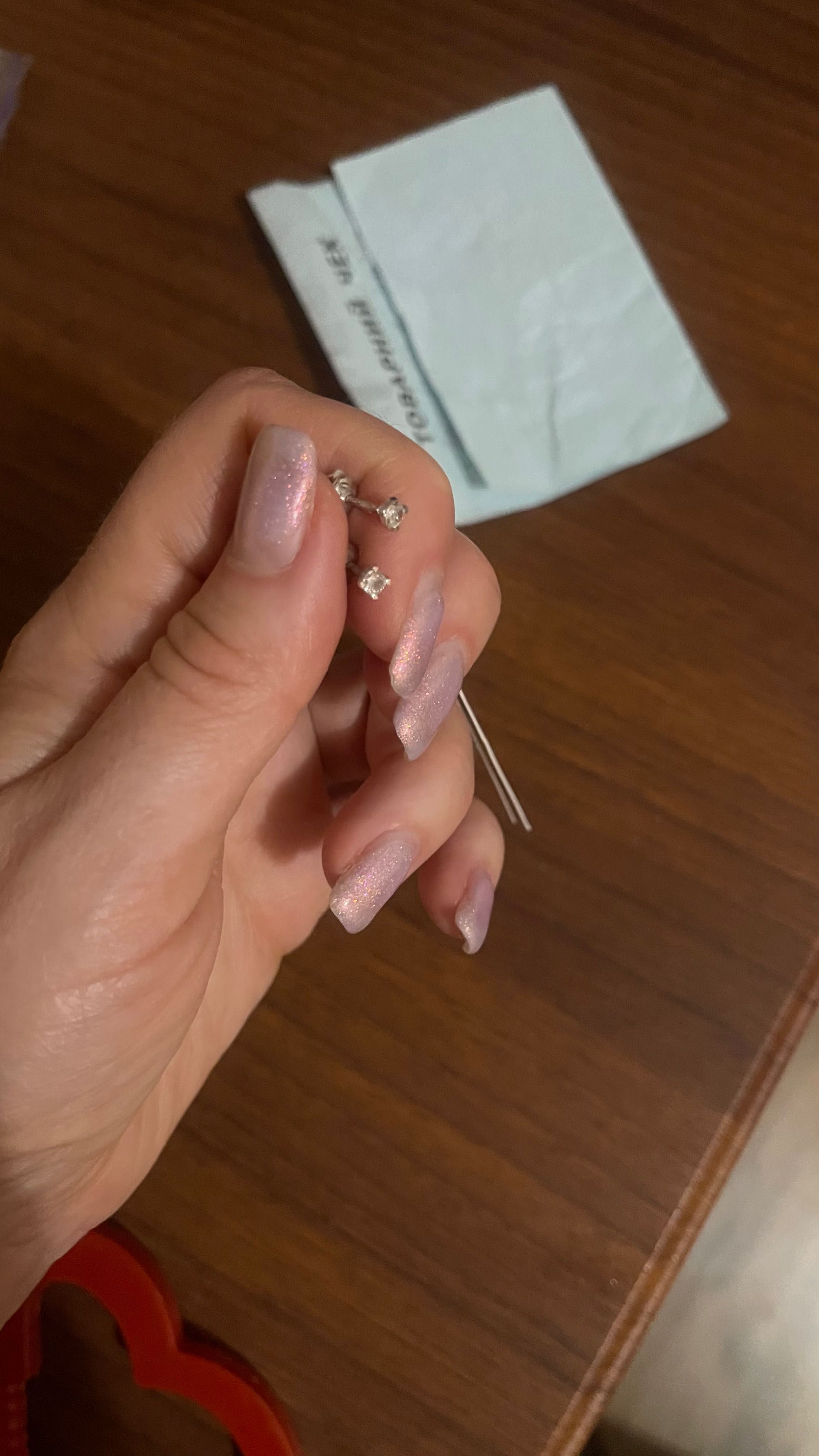 Продам новые серебряные серёжки