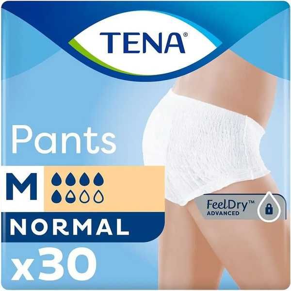 трусы-подгузники для взрослых TENA Pants Normal, размер M, 30 шт